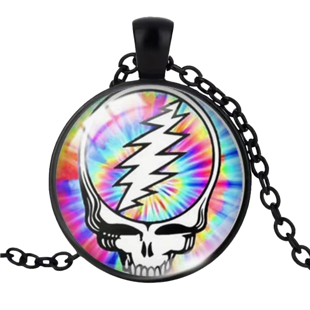 Grateful Dead Steal Your Face Pendant with Chain NWT
